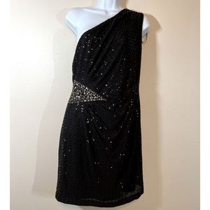 Jackie Jon New York Black Sparkly cocktail dress